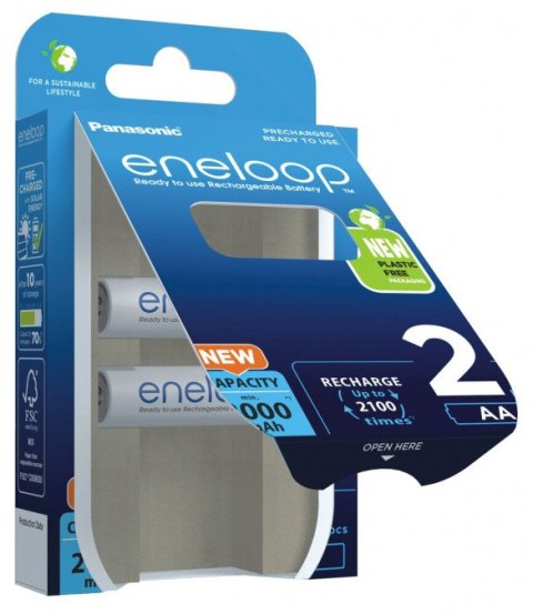Akumulatorki AA / R6 2000mAh Panasonic Eneloop x2 Akumulatorki AA / R6 2000mAh Panasonic Eneloop x2