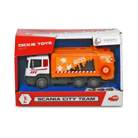 DICKIE CITY Śmieciarka Pojazdy Miejskie Scania DICKIE CITY Śmieciarka Pojazdy Miejskie Scania