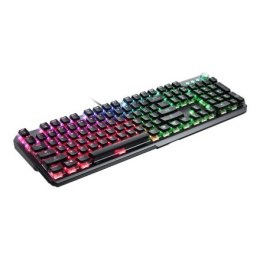 MSI VIGOR GK71 SONIC RED US Gaming keyboard, USB, RGB LED light, US, Wired, Black