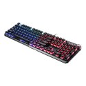 MSI VIGOR GK71 SONIC RED US Gaming keyboard, USB, RGB LED light, US, Wired, Black