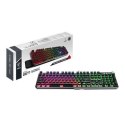 MSI VIGOR GK71 SONIC RED US Gaming keyboard, USB, RGB LED light, US, Wired, Black