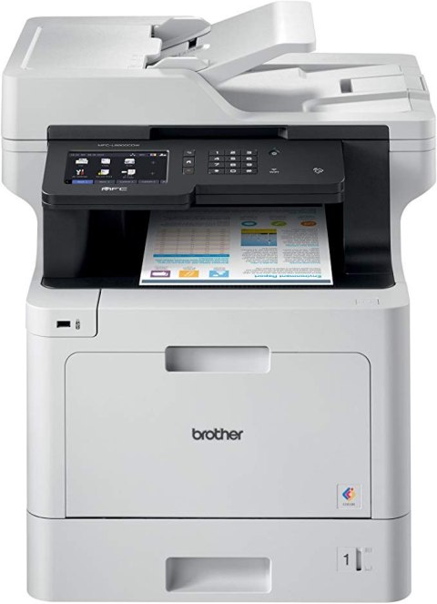 Brother MFC-L8900CDW Kolorowa, Laserowa, Wielofunkcyjna drukarka, A4, Wi-Fi, Biała