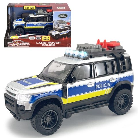 MAJORETTE Grand Land Rover Policja 12,5cm MAJORETTE Grand Land Rover Policja 12,5cm