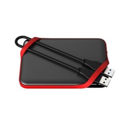 Silicon Power Portable Hard Drive ARMOR A62 1000 GB, USB 3.2 Gen1, Black/Red