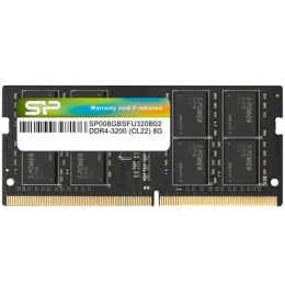 Silicon Power 	SP008GBSFU320X02 8 GB, DDR4, 3200 MHz, Notebook, Registered No, ECC No