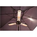 SUNRED Heater PH10, Bright Parasol Infrared, 2000 W, Black/Silver