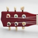 VIGA TOYS DREWNIANA GITARA DLA DZIECI NATURALNA