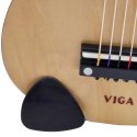 VIGA TOYS DREWNIANA GITARA DLA DZIECI NATURALNA