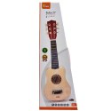 VIGA TOYS DREWNIANA GITARA DLA DZIECI NATURALNA