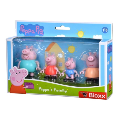 Zestaw Klocków PlayBIG BLOXX Rodzinka Świnki Peppy 4 Figurki Zestaw Klocków PlayBIG BLOXX Rodzinka Świnki Peppy 4 Figurki