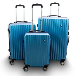 WALIZKI PODRÓŻNE 3szt. ZESTAW TORBY TORBA BAGAŻ BARUT KÓŁKA M L XL
