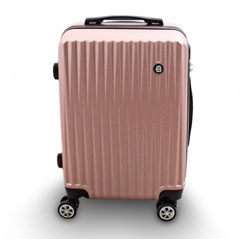 3x WALIZKI PODRÓŻNE ZESTAW BAGAŻ BARUT ROSEGOLD BAGAŻ OBROTOWE KÓŁKA 3x WALIZKI PODRÓŻNE ZESTAW BAGAŻ BARUT ROSEGOLD BAGAŻ OBROTOWE KÓŁKA