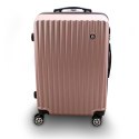 3x WALIZKI PODRÓŻNE ZESTAW BAGAŻ BARUT ROSEGOLD BAGAŻ OBROTOWE KÓŁKA