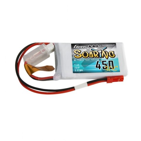 450mAh 7.4V 30C SOARING Gens Ace