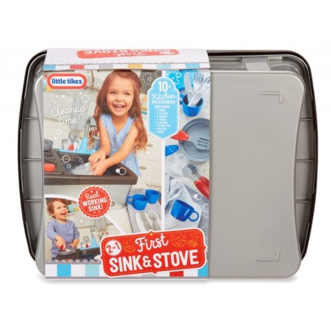 Little Tikes Zlew + Kuchnia z Obiegiem Wody 2w1 Zlewozmywak Kuchenka First 13 akc Little Tikes Zlew + Kuchnia z Obiegiem Wody 2w1 Zlewozmywak Kuchenka First 13 akc