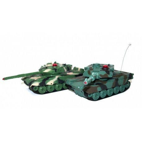 Para walczących czołgów American M1A2 i Russian T-34 27/40MHz