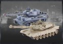 Zestaw wzajemnie walczących czołgów M1A2 Abrams i German Tiger v2 2.4GHz 1:28