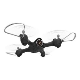 Syma X23W (kamera FPV WiFi, 2.4GHz, żyroskop, auto-start, zawis, zasięg do 25m, 21cm) - Czarny