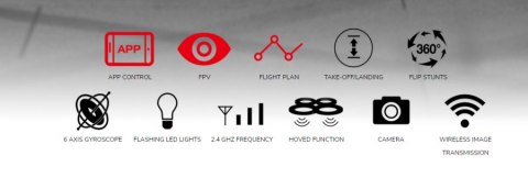 Syma Z4W (kamera 480p, FPV, 2.4GHz, żyroskop, auto-start, zawis, zasięg do 30m) Syma Z4W (kamera 480p, FPV, 2.4GHz, żyroskop, auto-start, zawis, zasięg do 30m)