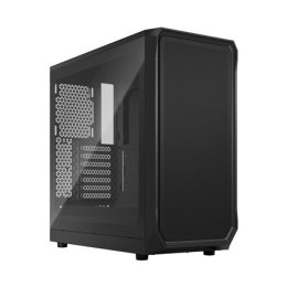 Fractal Design Focus 2 Black TG Clear Tint, Midi Tower, Power supply included No