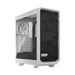 Fractal Design Meshify 2 Compact Lite White TG Clear, Mid-Tower, Power supply included No