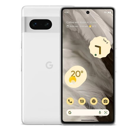 Google Pixel 7 Snow, 6.3 ", AMOLED, 1080 x 2400, Google Tensor G2 (5 nm), Internal RAM 8 GB, 128 GB, Dual SIM, Nano-SIM, 4G, 5G,