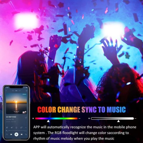 Naświetlacz LED reflektor RGBCW smart