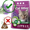 Hilton Cat Litter Lavender - lawendowy żwirek bentonitowy dla kota 5l