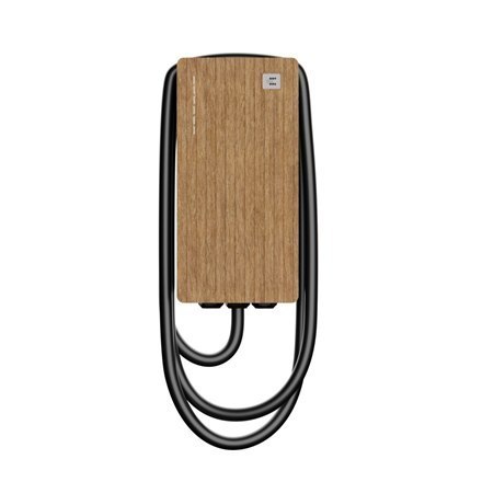 Teltonika Energy TeltoCharge 16A, 3 phase, 11kW, type 2 5m cable, WiFi/BLE/ETH/NFC/RS485 Wooden front cover