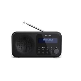 Przenośne cyfrowe radio Sharp DR-P420(BK) Tokyo, FM/DAB/DAB+, Bluetooth 5.0, USB lub zasilanie bateryjne, ciemnoczarny