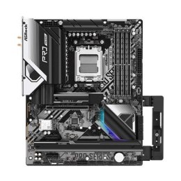 ASRock X670E PRO RS Rodzina procesorów AMD, Gniazdo procesora AM5, DDR5 DIMM, Gniazda pamięci 4, Obsługiwane interfejsy dysków t