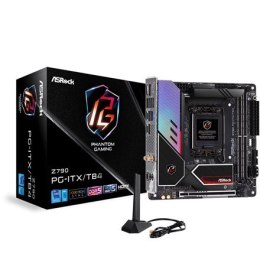 ASRock Z790 PG-ITX/TB4 Rodzina procesorów Intel, Gniazdo procesora LGA1700, DDR5 DIMM, Gniazda pamięci 2, Obsługiwane interfejsy