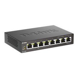 8-portowy gigabitowy przełącznik PoE D-Link DGS-1008P Niezarządzalny, stacjonarny