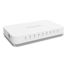 D-Link Switch GO-SW-8G/E Niezarządzany, Desktop, 1 Gbps (RJ-45) ilość portów 8