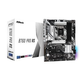 Rodzina procesorów ASRock B760 PRO RS Intel, Gniazdo procesora LGA1700, DDR5 DIMM, Gniazda pamięci 4, Obsługiwane interfejsy dys