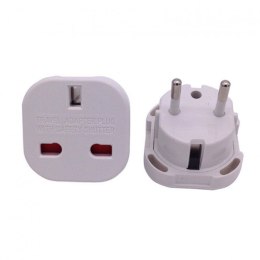 Adapter UK-EU - Biały