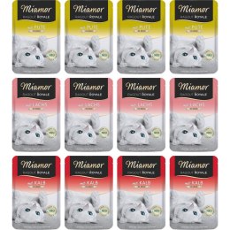 Miamor Royale 12pack Geniesser - indyk, łosoś, cielęcina w galarecie 12x100g