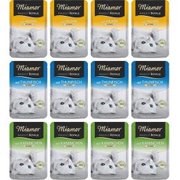 Miamor Royale 12pack Verwohn - kurczak, tuńczyk i królik w galarecie 12x100g