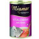 Miamor Vitaldrink mit Ente - kaczka zupka dla kotów 135ml