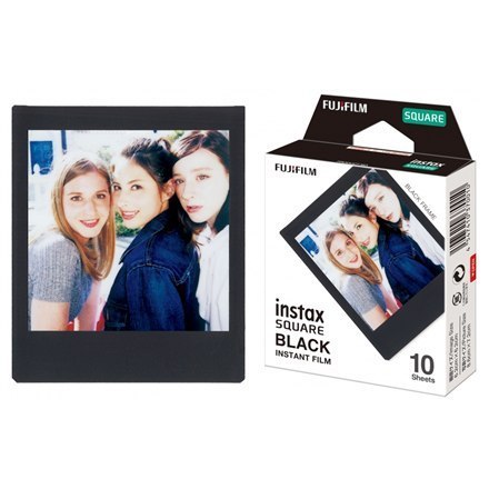 Fujifilm Instax Square Instant Film czarny Ilość 10, błyszczący