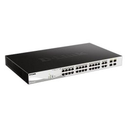 D-Link 28-portowy Gigabit Smart Managed PoE Switch DGS-1210-28P Managed L2+, Desktop