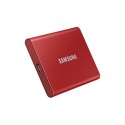 Przenośny dysk SSD Samsung T7 1000 GB, USB 3.2, czerwony