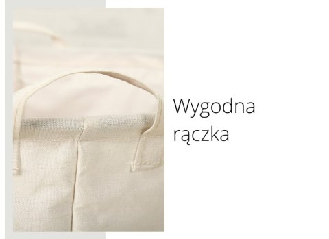 POJEMNIK KOSZ MATERIAŁOWY DO PRZECHOWYWANIA 43x33cm WOREK STYLISTYKA BOHO POJEMNIK KOSZ MATERIAŁOWY DO PRZECHOWYWANIA 43x33cm WOREK STYLISTYKA BOHO