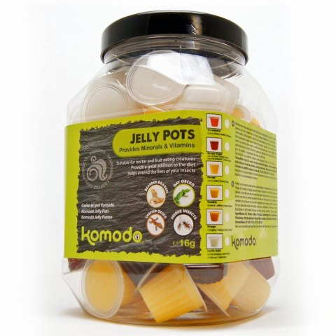 Komodo Jelly Pot Mixed Flavours Jar - miks pokarmów w żelu 60szt.