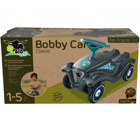 BIG Jeździk Bobby Car Classic Eco z Klaksonem Szary BIG Jeździk Bobby Car Classic Eco z Klaksonem Szary