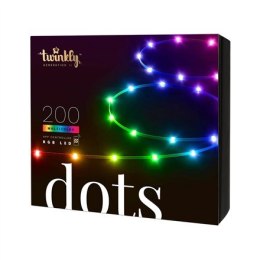 Inteligentne oświetlenie LED Twinkly Dots 200 RGB (wielokolorowe), 10 m, przezroczyste