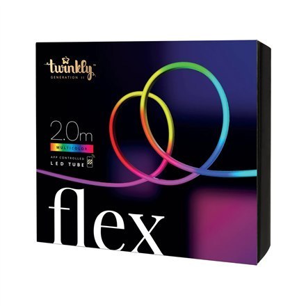 Zestaw startowy Twinkly Flex Smart Tube LED 200 RGB (wielokolorowy), 2m, biały