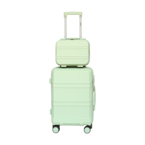 WALIZKA KABINOWA PODRĘCZNA KUFEREK BARUT BAGAŻ TORBA ZIELONA 4 KÓŁKA