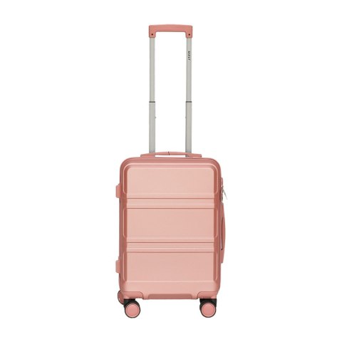 WALIZKA PODRÓŻNA PODRĘCZNA TORBA KABINOWA + KUFEREK ROSEGOLD BAGAŻ KÓŁKA WALIZKA PODRÓŻNA PODRĘCZNA TORBA KABINOWA + KUFEREK ROSEGOLD BAGAŻ KÓŁKA