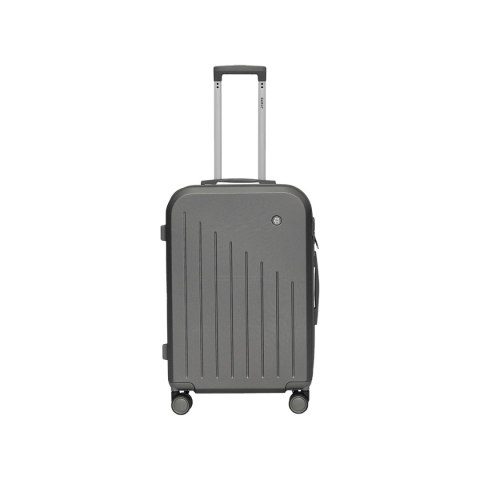 WALIZKI PODRÓŻNE 3 SZTUKI GRAFITOWE BAGAŻ TORBY